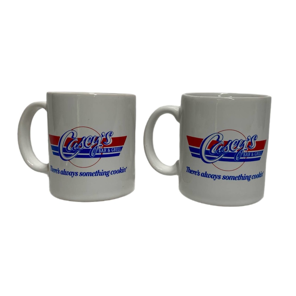 Casey’s Bar & Grill Set of 2 Ceramic Mugs